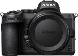 Nikon Z5 mirrorless camera body, ideal for photography enthusiasts in the UK.