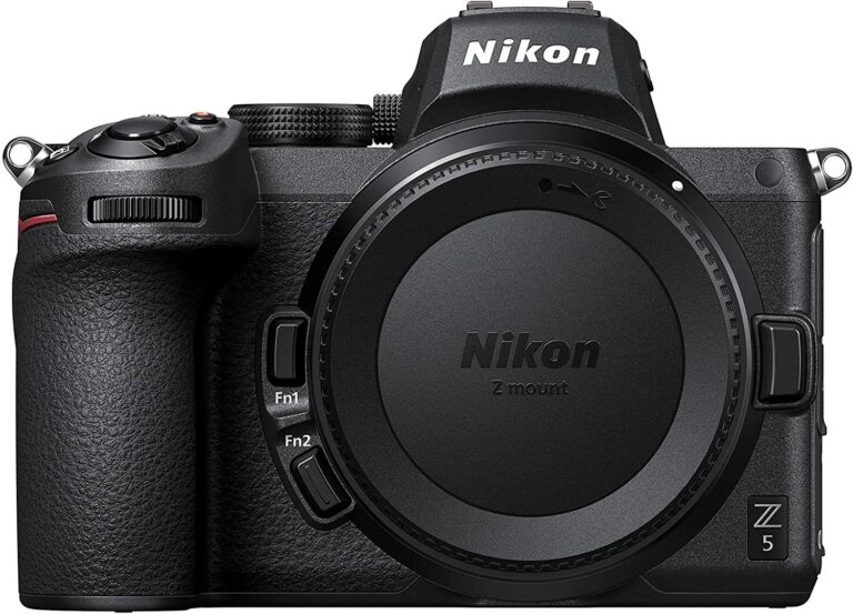 Nikon Z5 mirrorless camera body, ideal for photography enthusiasts in the UK.