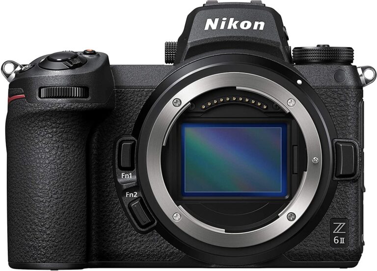 Nikon Z6 II mirrorless camera body, ideal for professional photography.