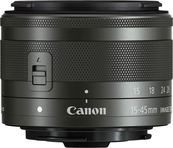 Canon EF-M 15-45mm f3.5-6.3 IS STM Lens - Black