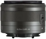 Canon 15-45mm lens for mirrorless cameras, available at Camix UK.