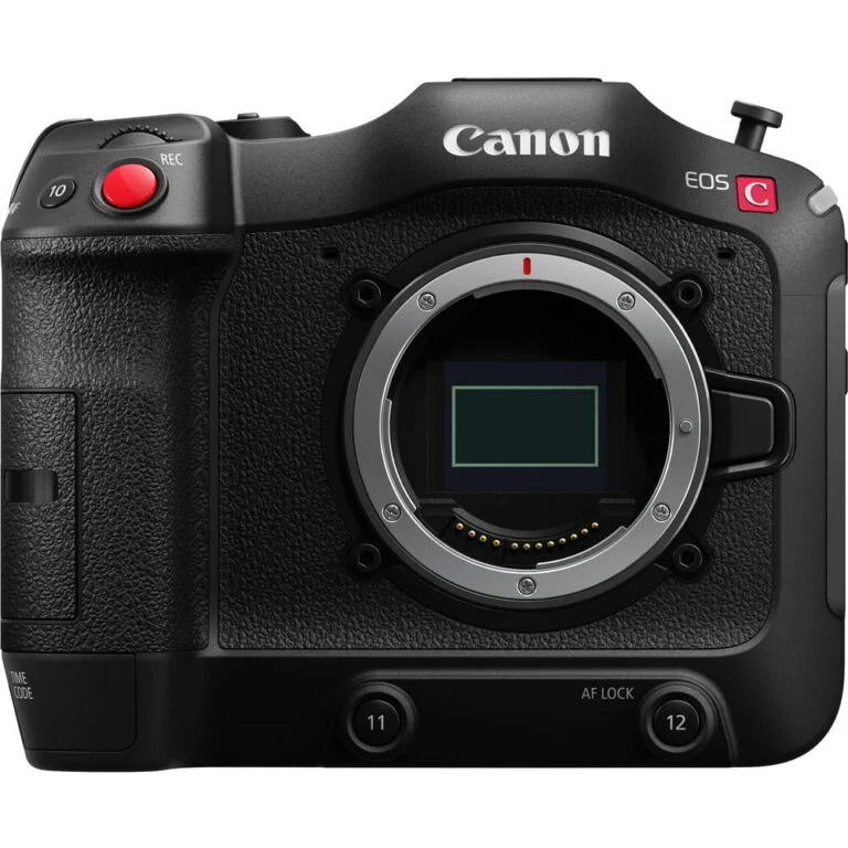 Canon EOS C70 cinema camera body, ideal for professional videography.