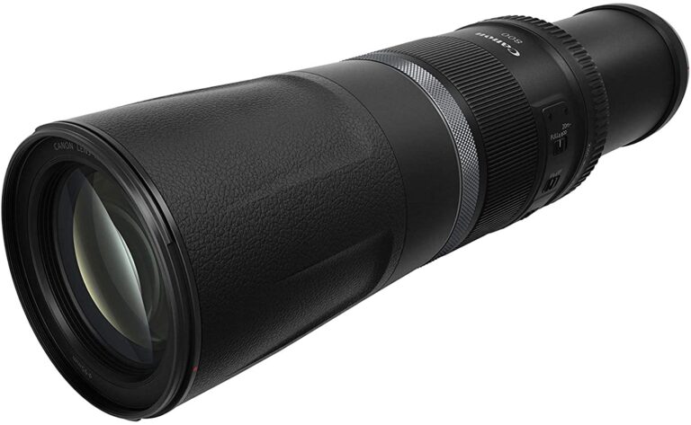 Canon RF 800mm f/11 IS STM lens for professional photography.