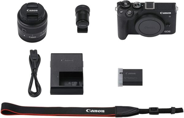 Canon EOS M6 Mark II + EF-M 15-45mm IS STM + EVF-DC2