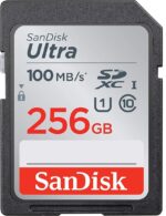 Sandisk 256GB Ultra SDXC card UHS-I, 100MB/s