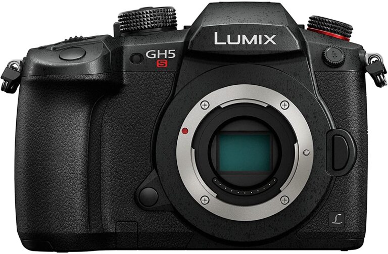 Panasonic Lumix DC-GH5S mirrorless camera body, ideal for professional photography and videography.