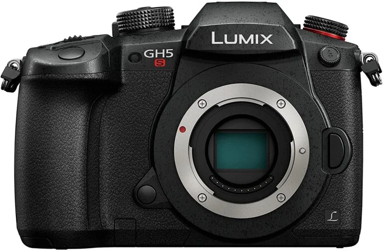 Panasonic Lumix DC-GH5S mirrorless camera body, ideal for professional photography and videography.