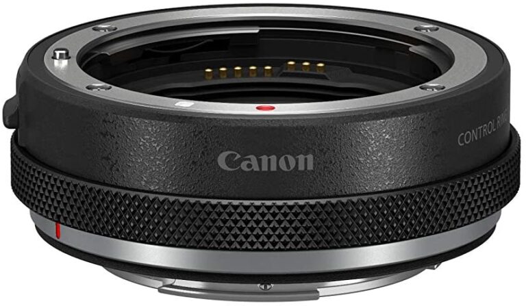 Canon EF-EOS R Ring Adapter for Canon cameras, enhancing lens compatibility.