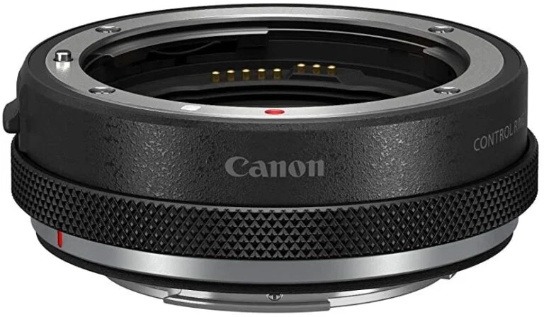 Canon EF-EOS R Ring Adapter for Canon cameras, enhancing lens compatibility.
