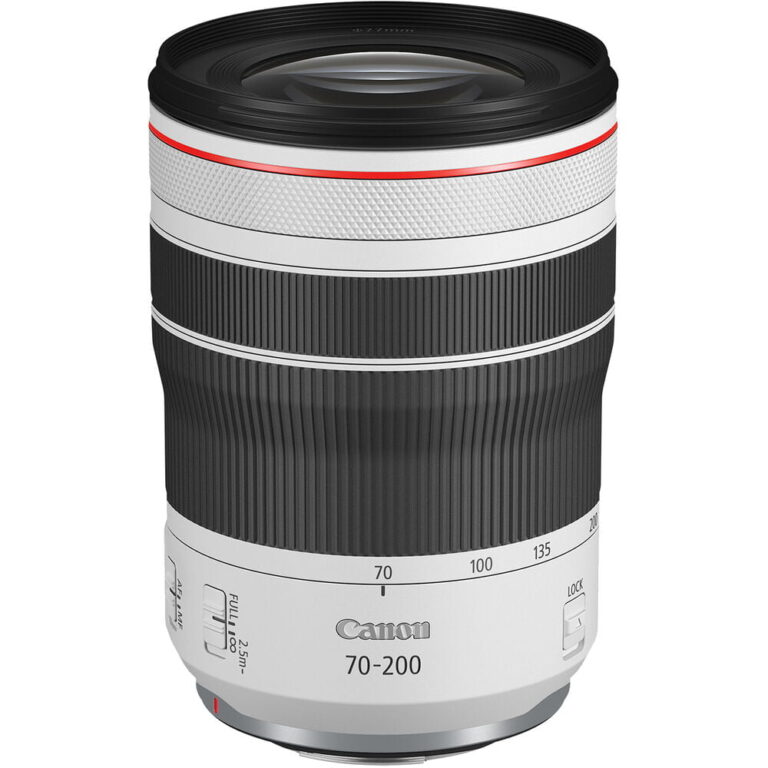 Canon RF 70-200mm F4L IS USM lens for professional photography.