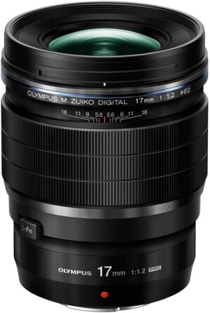 Olympus M.Zuiko Digital ED 17mm f1.2 PRO Lens for Micro Four Thirds cameras.