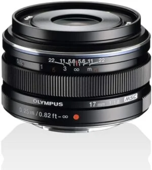 Olympus M.Zuiko Digital 17mm f/1.8 Lens for Micro Four Thirds cameras