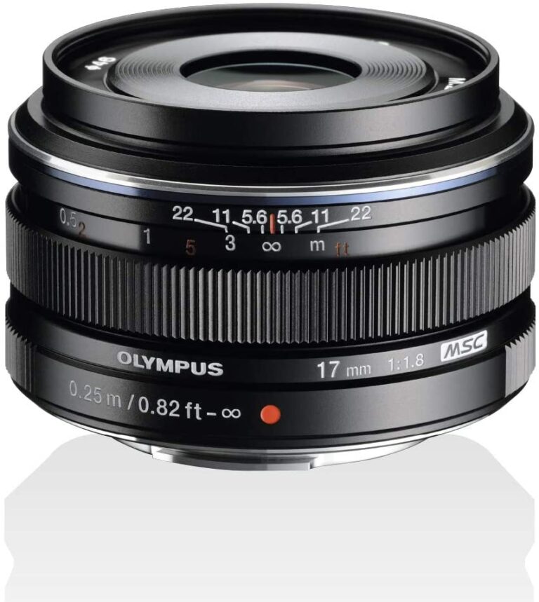 Olympus M.Zuiko Digital 17mm f/1.8 Lens for Micro Four Thirds cameras