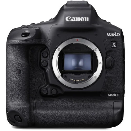 Canon EOS-1D X Mark III camera body, professional DSLR for photography.