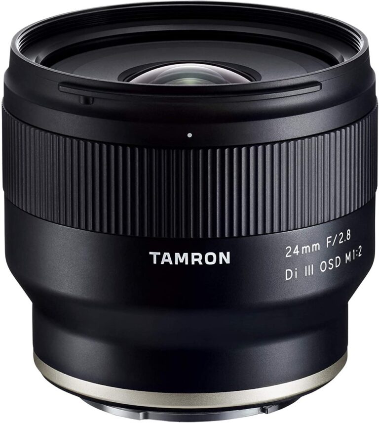 Tamron 24mm F2.8 Di III OSD lens for mirrorless cameras.