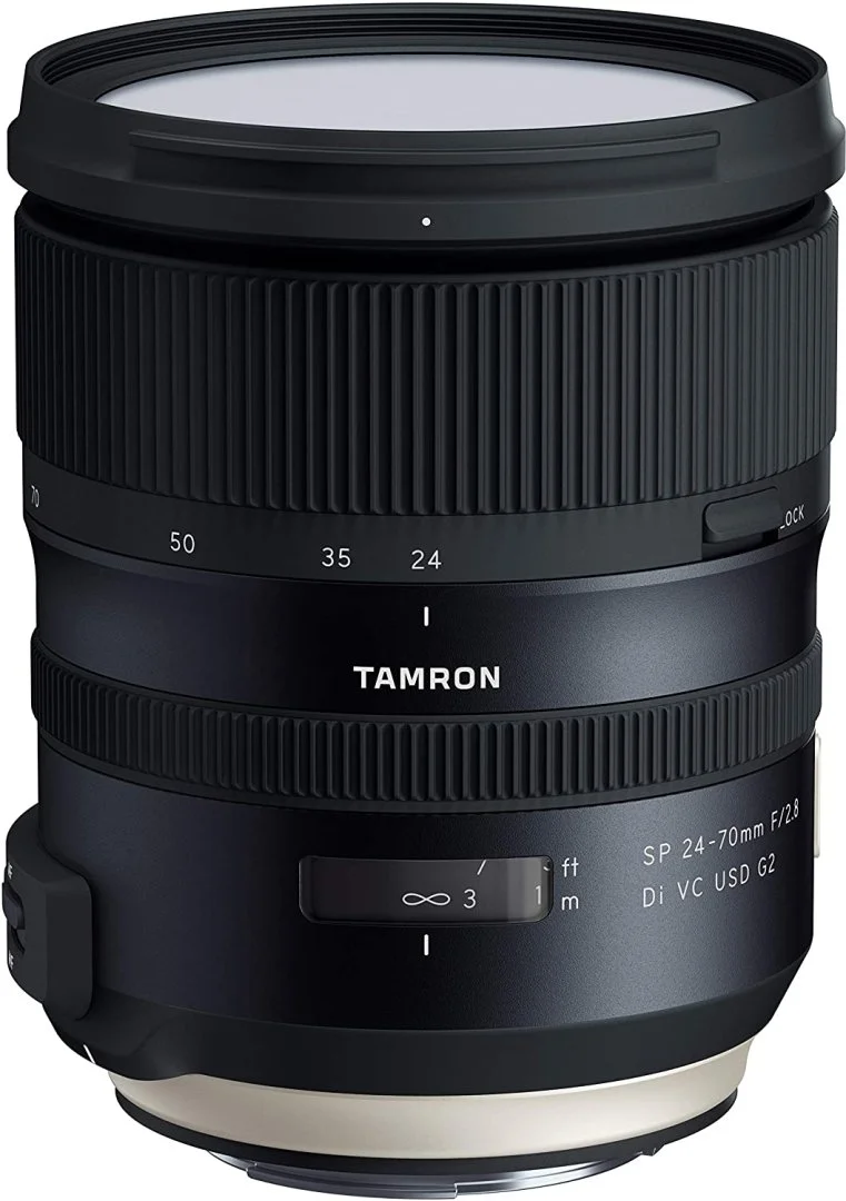 Tamron SP 24-70mm f/2.8 Di VC USD G2 lens for DSLR cameras.
