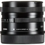 Sigma 45mm F2.8 DG DN lens for mirrorless cameras, available at Camix UK.
