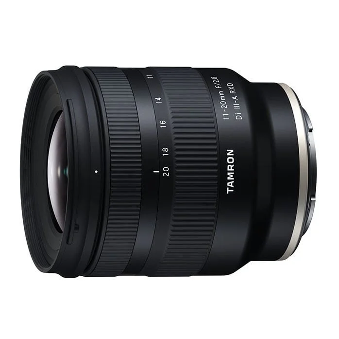 Tamron 11-20mm f/2.8 lens for digital cameras, ideal for wide-angle photography.