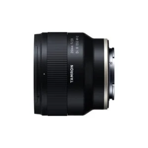 Tamron 20mm F2.8 Di III OSD M1:2 lens for mirrorless cameras, ideal for wide-angle photography.