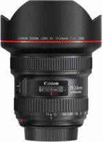 Canon EF 11-24mm f/4L USM lens for professional photography.