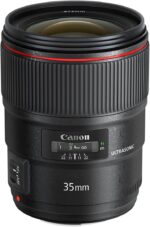 Canon EF 35mm f/1.4L II USM lens for professional photography.