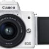 Canon EOS M50 MK II Mirrorless 4K With 15-45mm Lens - White