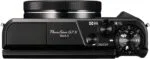 Canon PowerShot G7 X Mark II compact camera top view with control dials.