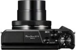 Canon PowerShot G7 X Mark II compact camera top view with extended lens.