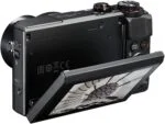 Canon PowerShot G7 X Mark II with flip screen, ideal for vloggers and photographers.