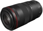 Canon RF 100mm f2.8L Macro IS USM lens for professional photography.