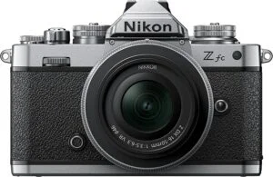 Nikon Z fc camera with Z 16-50mm f/3.5-6.3 lens, available at Camix UK.