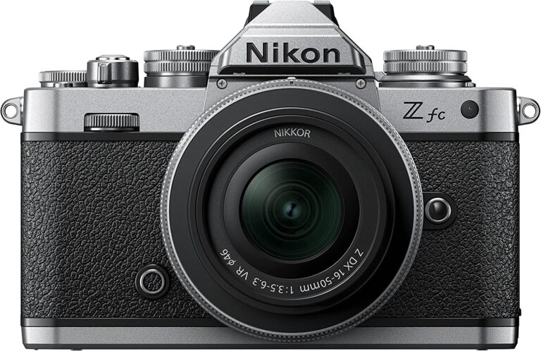 Nikon Z fc camera with Z 16-50mm f/3.5-6.3 lens, available at Camix UK.