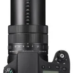 Sony Cyber-shot DSC-RX10 IV digital camera with extended zoom lens.