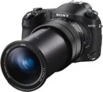 Sony Cyber-shot DSC-RX10 IV digital camera with extended lens, ideal for photography enthusiasts.