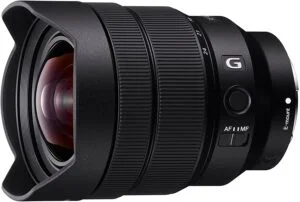 Sony FE 12-24mm F4 G lens for mirrorless cameras, available at Camix UK.