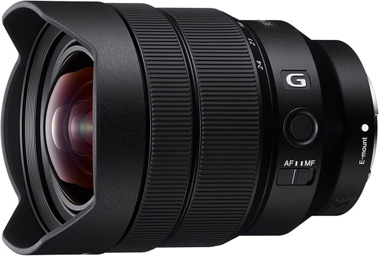 Sony FE 12-24mm F4 G lens for mirrorless cameras, available at Camix UK.