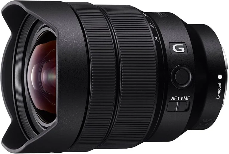 Sony FE 12-24mm F4 G lens for mirrorless cameras, available at Camix UK.