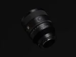 Sony FE 50mm F1.2 GM lens on black background, ideal for professional photography.