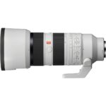 Sony telephoto lens with tripod mount, ideal for professional photography.