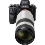 Sony mirrorless camera with telephoto lens, available at Camix UK.