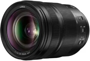 Panasonic Lumix S 24-105mm F4 Macro OIS lens for mirrorless cameras.