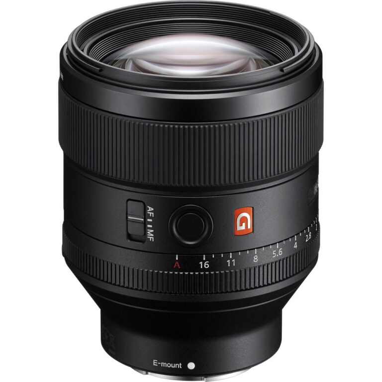 Sony FE 85mm f/1.4 G Master Lens for professional photography.