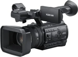 Sony PXW-Z150 4K XDCAM camcorder with professional features.