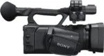 Sony PXW-Z150 4K XDCAM camcorder, professional video camera with handle and lens, ideal for filmmakers.
