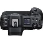 Top view of Canon camera body with controls and display, available at Camix UK.