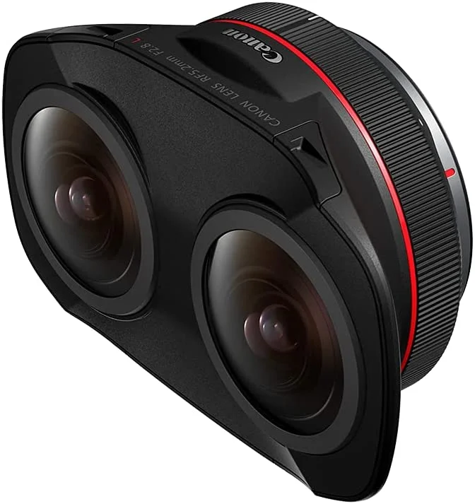 Canon RF 5.2mm F2.8L Dual Fisheye Lens Canon RF 5.2mm F2.8L Dual Fisheye Lens for immersive photography