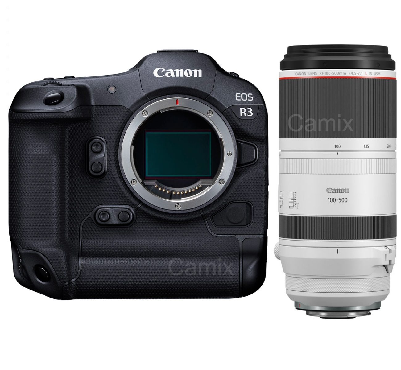 Canon R3 Body with RF 100-500mm Lens