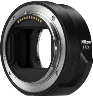 Nikon FTZ II Mount Adapter for Nikon cameras, enhancing lens compatibility.