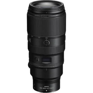 Nikon Z 100-400mm f/4.5-5.6 S Lens for mirrorless cameras, ideal for wildlife photography.
