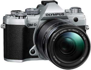 Olympus OM-D E-M5 Mark III with 14-150mm lens, mirrorless camera available at Camix UK.